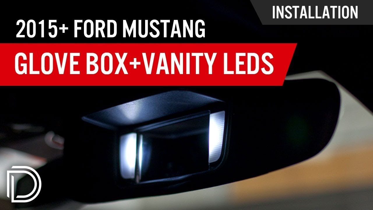 How to Install Glove Box and Vanity LEDs in 2015 Mustang