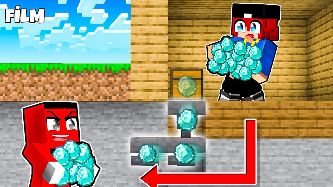HASANIN ELMASLARINI ÇALMANIN 7 FARKLI YOLU !! - Minecraft