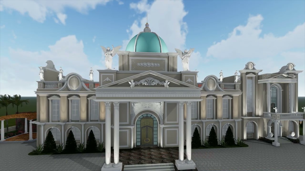 3D walkthrough Resort | #5starhotel #resortwalkthrough #luxuryresort #romanarchitecture #resort