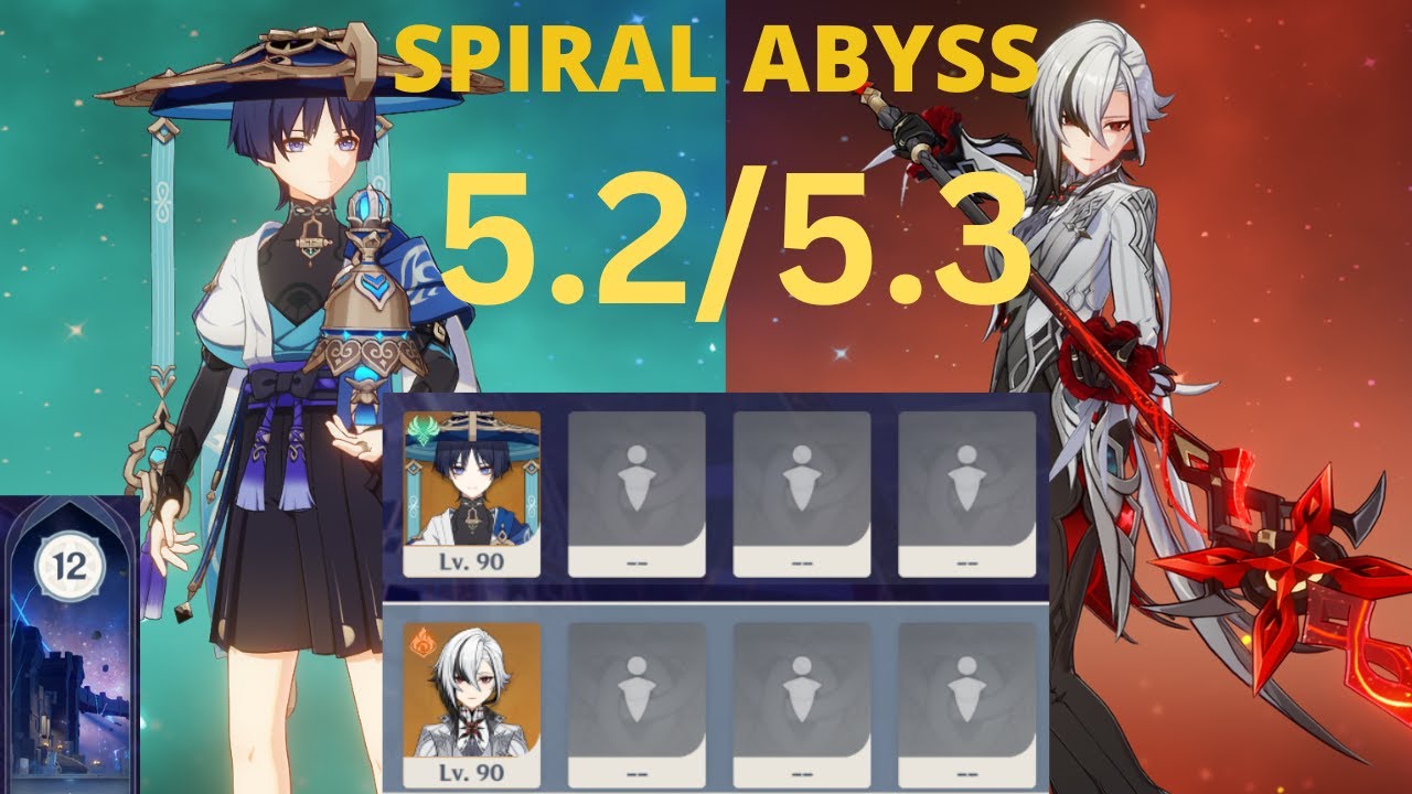 Wanderer & Arlecchino Solo New Spiral Abyss 5.2/5.3 [Genshin Impact]