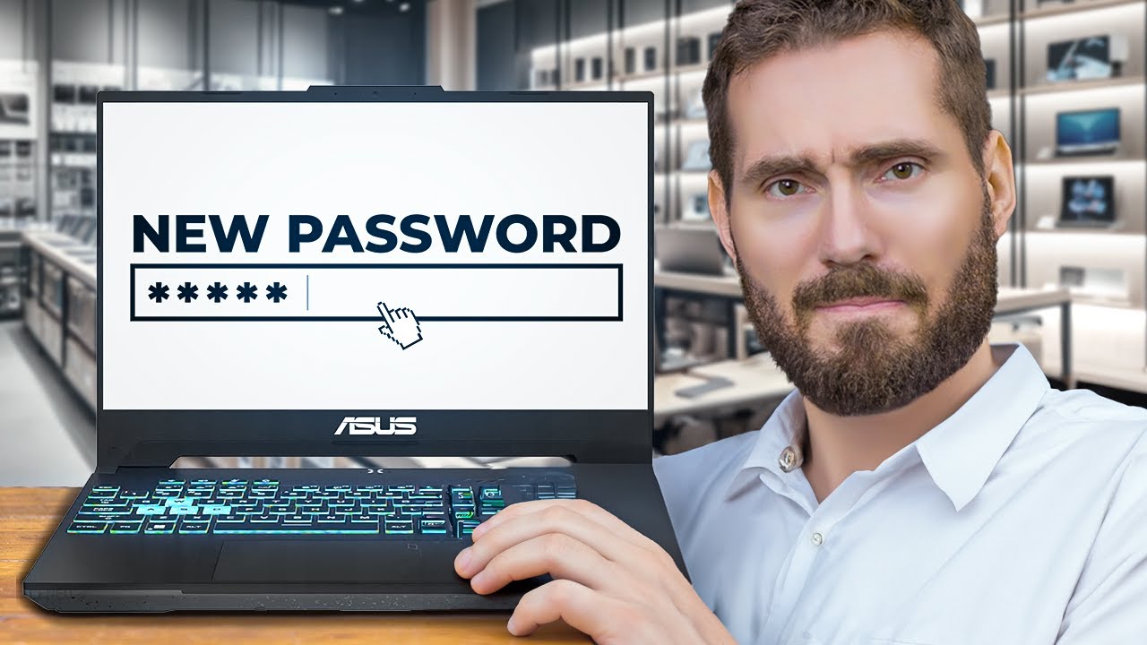Śmieszek zablokował hasłem Bios laptopa demonstracyjnego w sklepie komputerowym i uciekł!