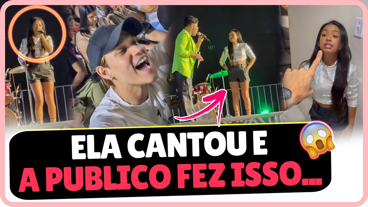 GLEICY SUBIU NO PALCO E CANTOU PARA TODA CIDADE E LUELVES FICOU CHATEADO COM O QUE A PLATEIA FEZ😎😨