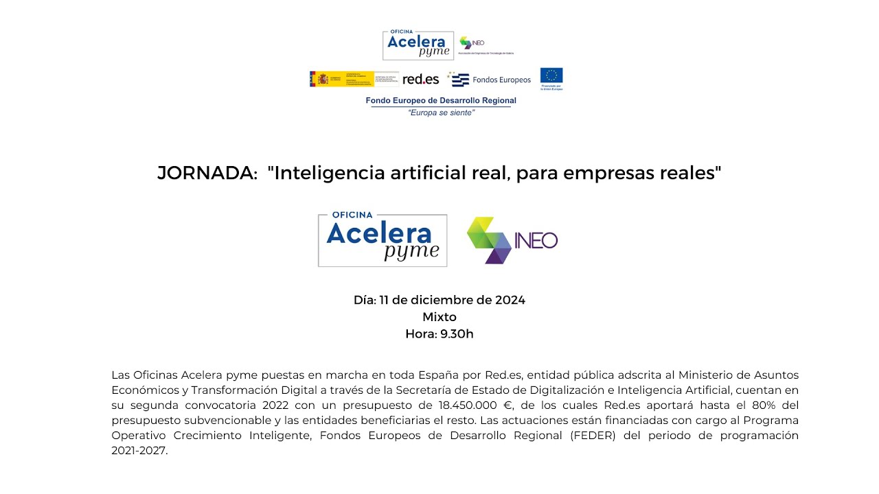Jornada Inteligencia Artificial Real, para Empresas Reales