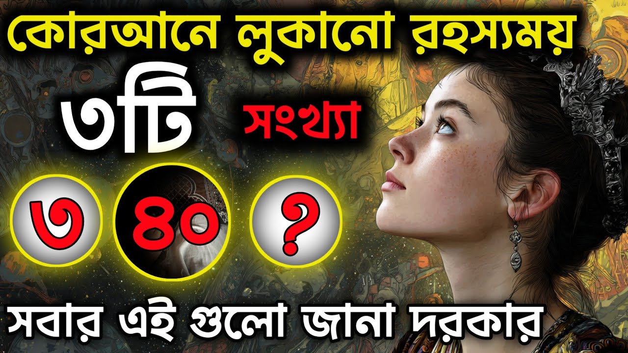 কোরআনে লুকানো ৩টি রহস্যময় সংখ্যা | পার্ট-১ | জানলে অবাক হবেনই! সুবহানাল্লাহ  