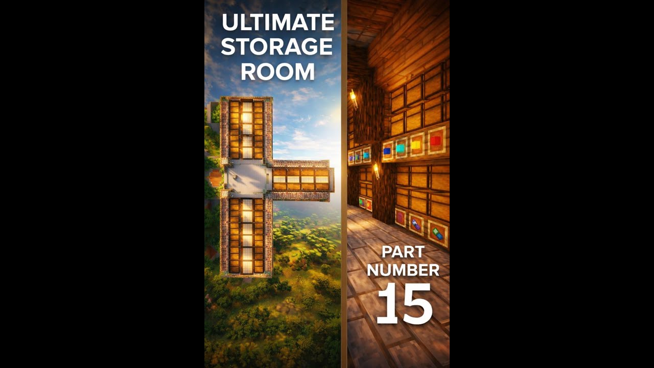 📦 INSANE Ultimate Storage Room Build! 🤯 | Minecraft Survival Part 15 | Vertical LIVE 🎮
