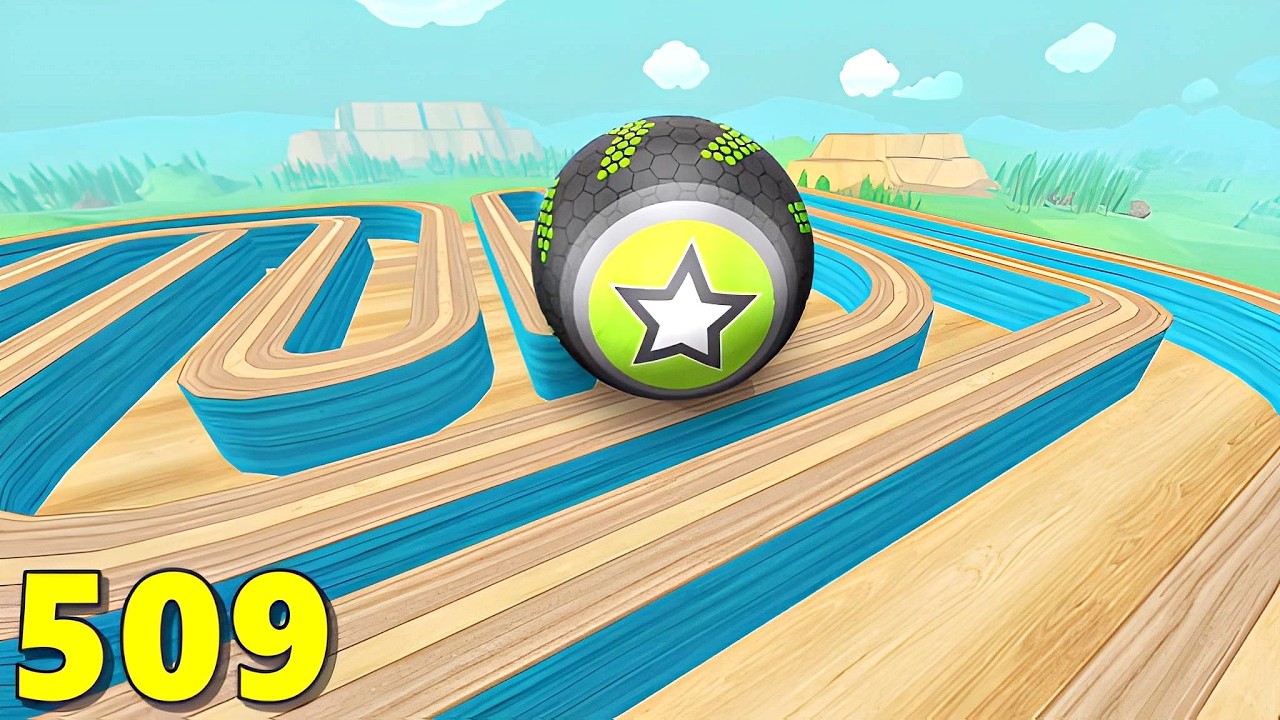 Going Balls, SpeedRun, Going Balls Portal Run Gameplay Level 1064