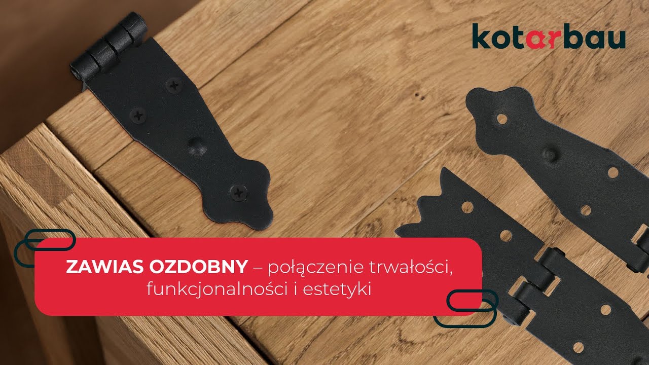 ZAWIAS MEBLOWY OZDOBNY 160/35 MM - Połączenie trwałości, funkcjonalności i estetyki