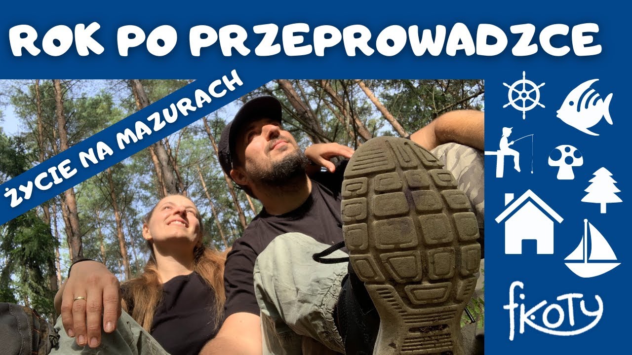Pierwszy rok na Mazurach za nami - biały szkwał, zwalony dąb i mega zima! DOM NAD JEZIOREM.