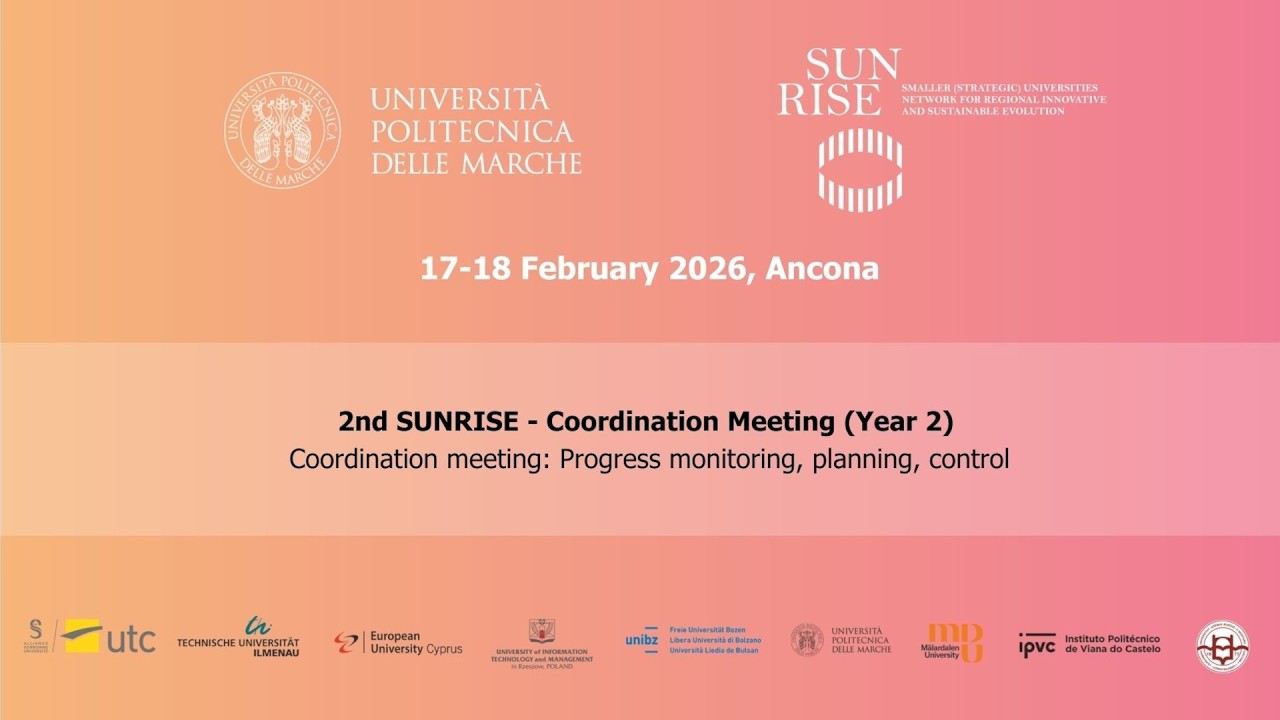 2nd SUNRISE - Coordination Meeting (Year 2)