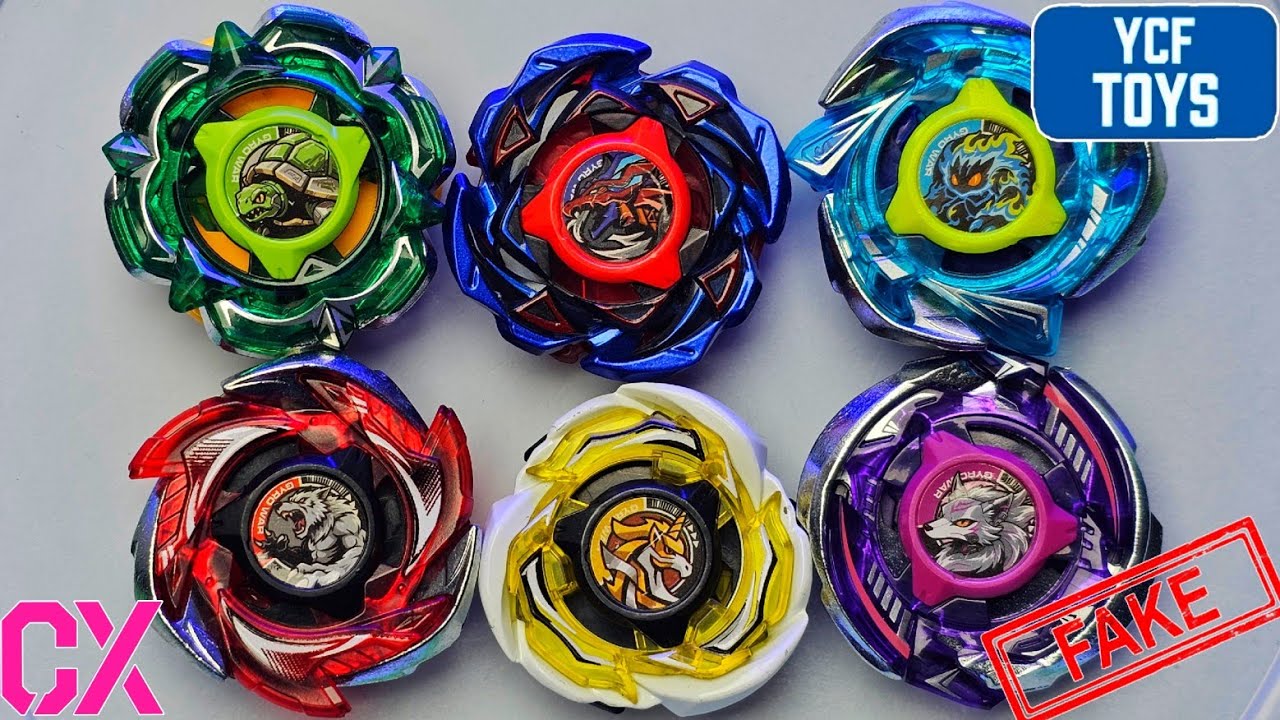 ПРЕКРАСНЫЕ РЕТУАЛИЗАЦИИ! Обзор поддельных бейблейдов YCF Brand Beyblade X Beys