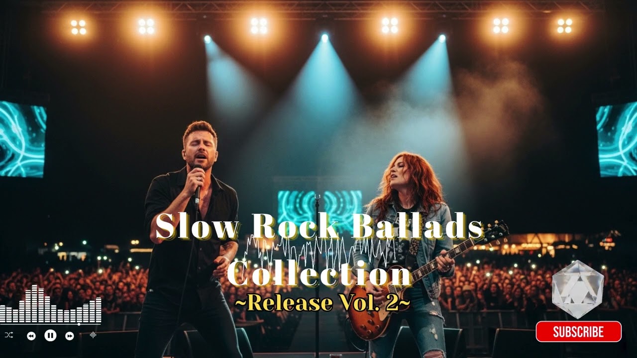📀 Slow Rock Playlist | Relaxing Love Songs for Midnight Flow