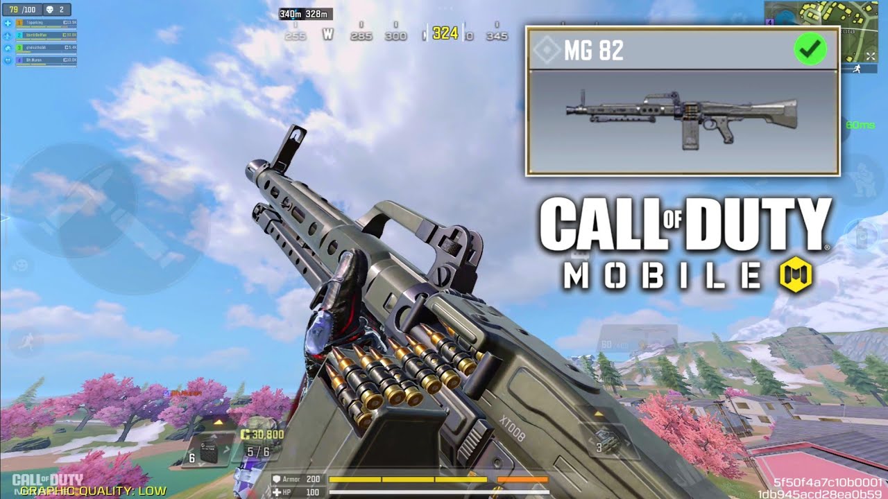 *New* MG 82 - LMG Battle Royale Squad Gameplay | Call Of Duty Mobile