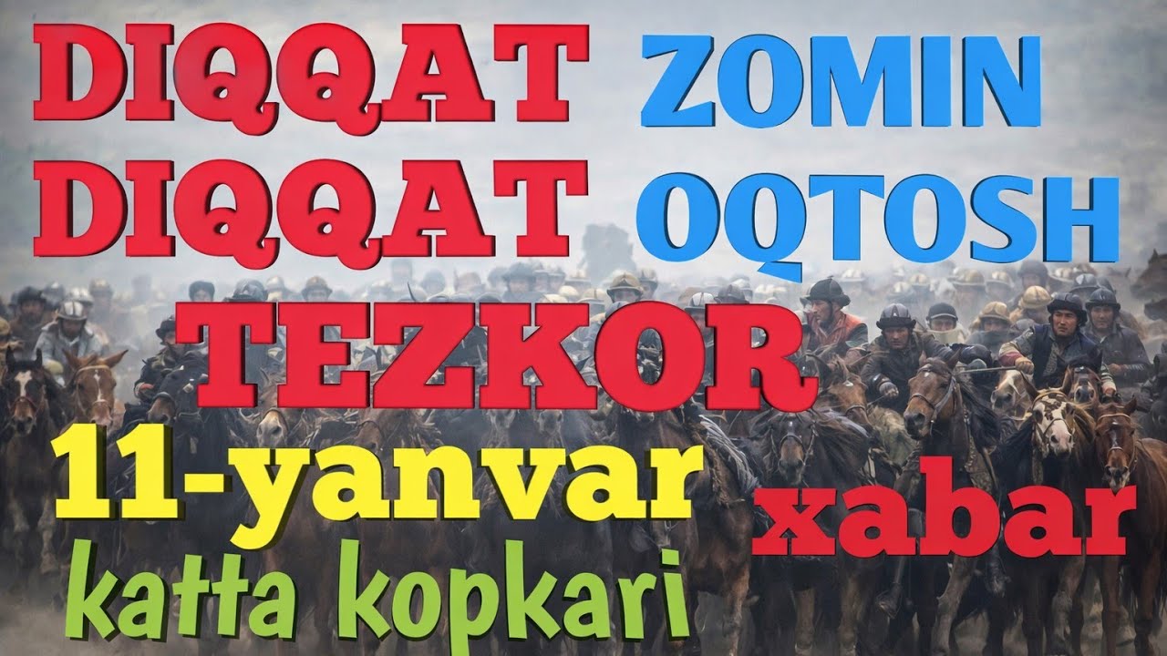 DIQQAT TEZKOR XABAR.ZOMIN OQTOSH YANA TRENDDA