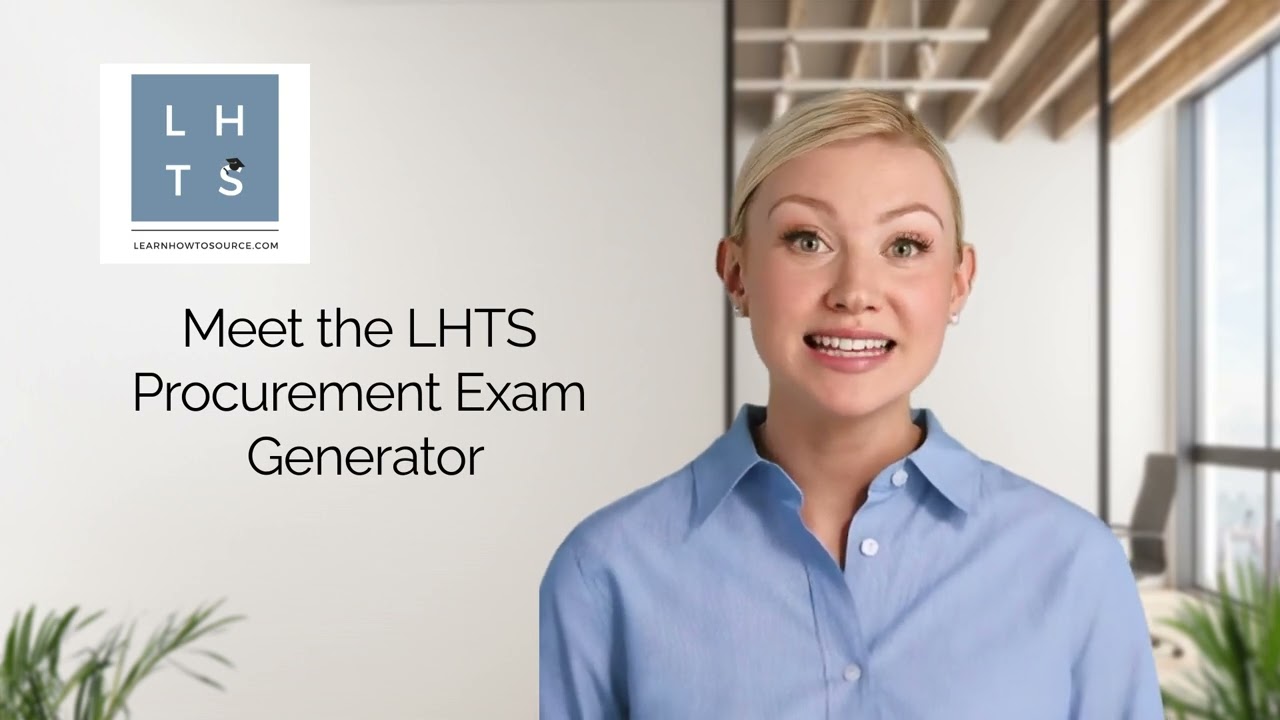 LHTS Procurement Exam Generator – Turn Any Topic into Real Practice Questions in Seconds