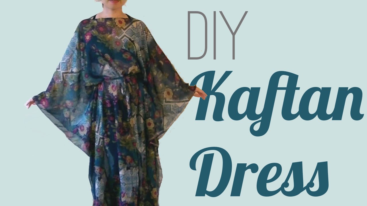 Easy DIY Kaftan Dress / Cover Up