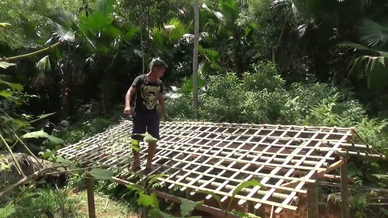 Full video: Build your own bamboo house from start to finish and make more vegetable garden