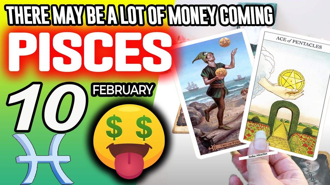 Pisces ♓😱WARNING: THERE MAY BE A LOT OF MONEY COMING 🤑💲 horoscope for today FEBRUARY 10 2026 ♓ tarot