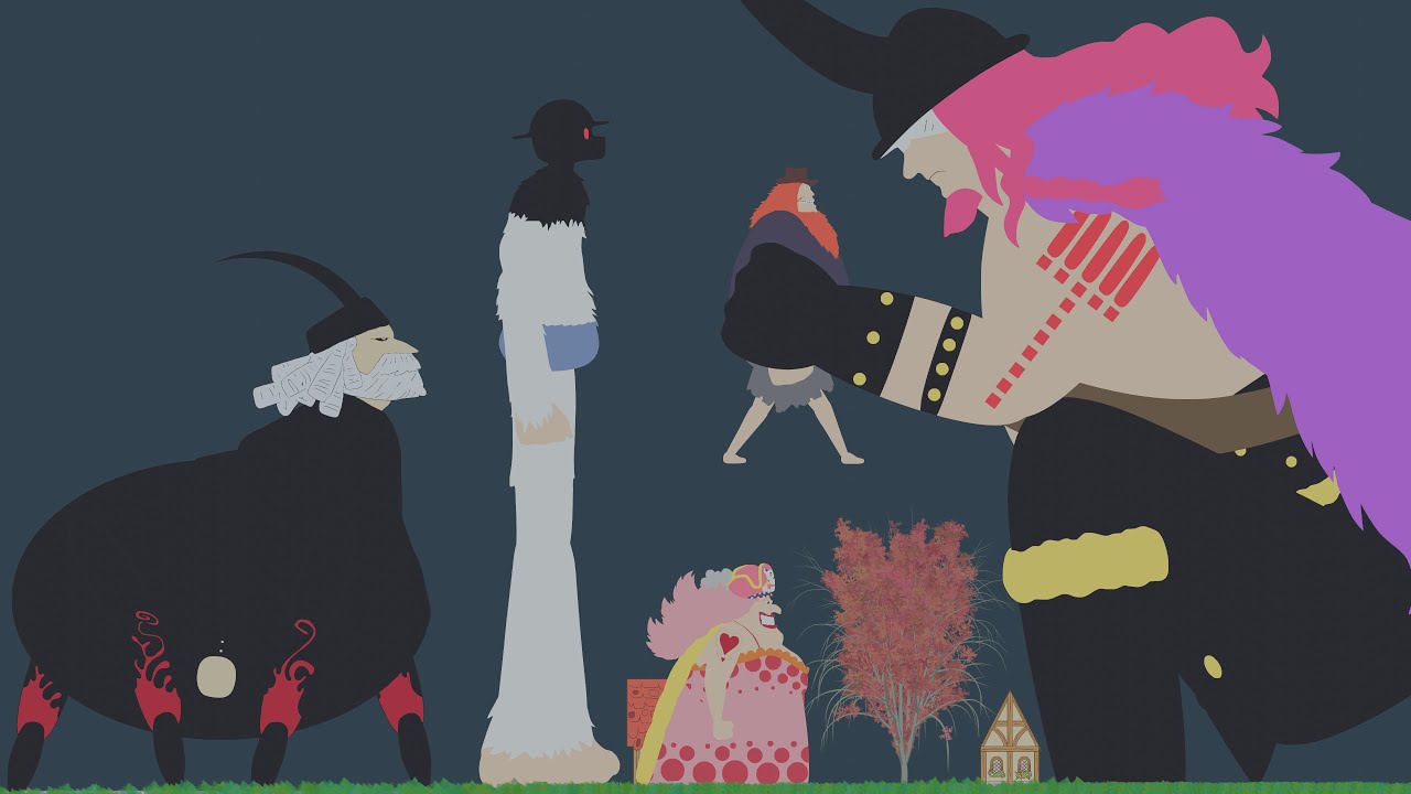 One Piece Size Comparison - MOVIE ANIMATION