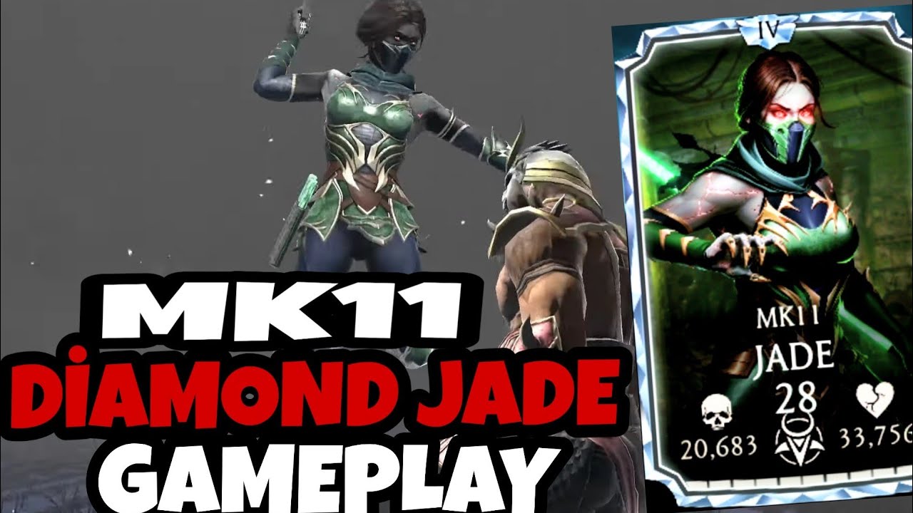 YENİLENEN MK11 DİAMOND JADE GAMEPLAY💥 | E Bu Zaten Güçlüydü ? | Mk Mobile | Phoentes