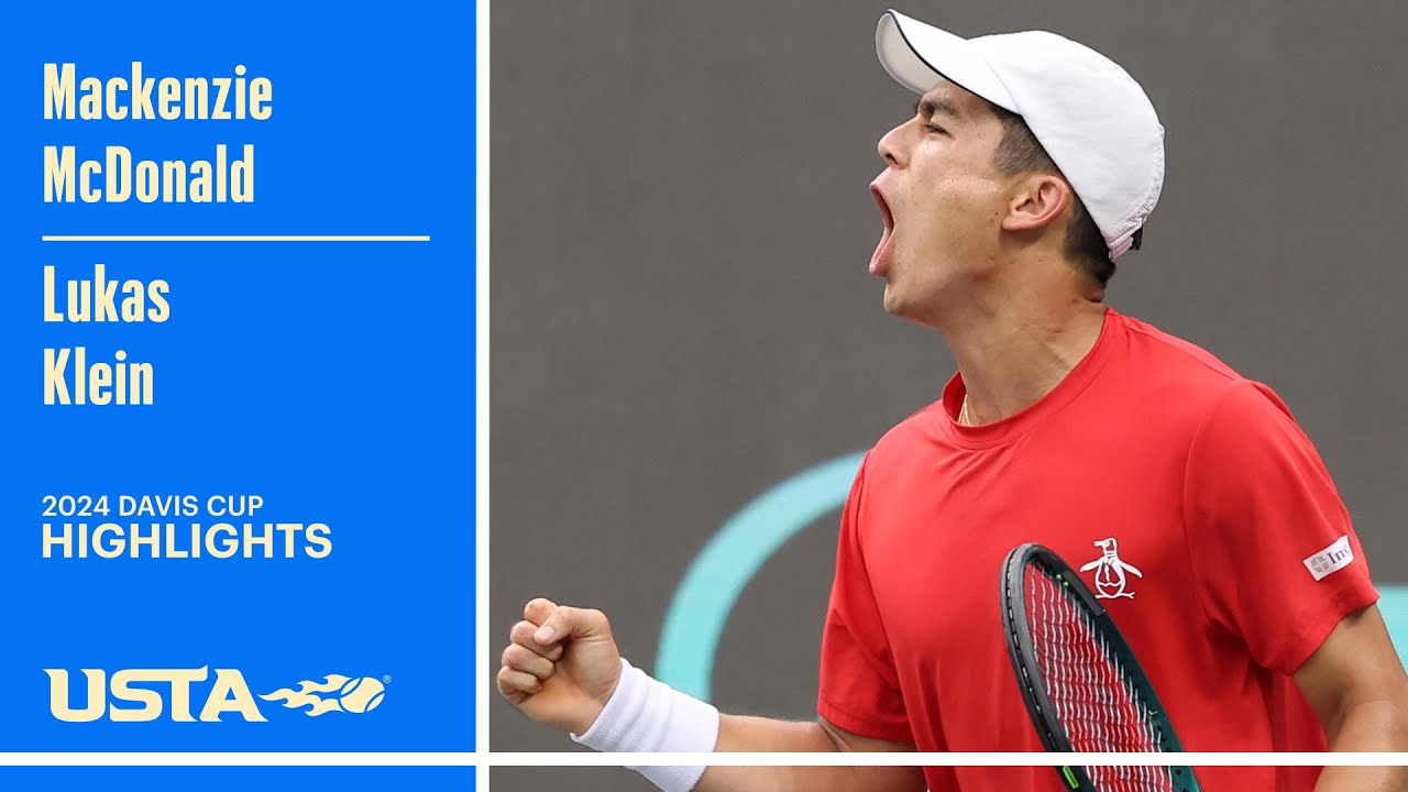 Mackenzie McDonald vs. Lukas Klein Highlights | 2024 Davis Cup
