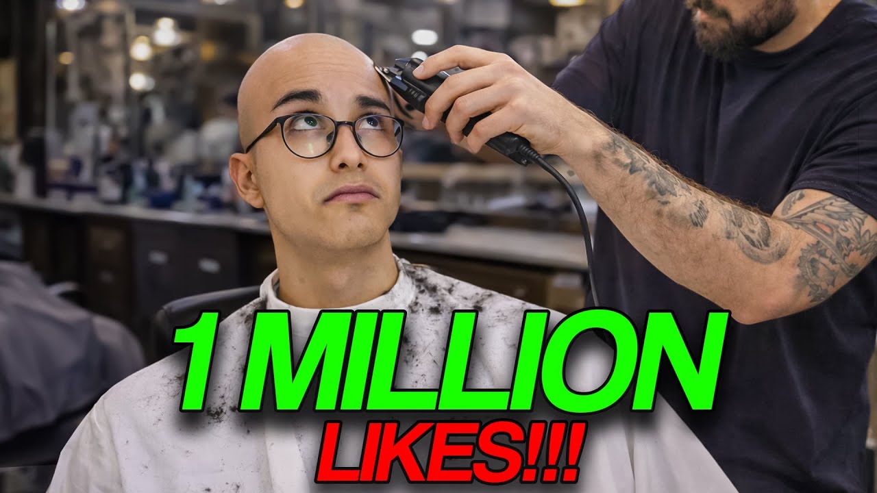 I WENT BALD FOR 1 MILLION LIKES!!!