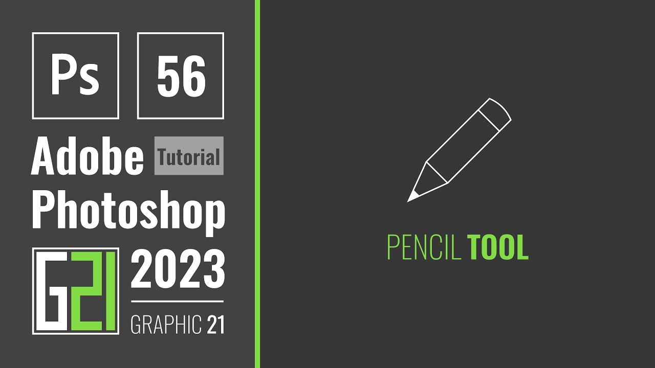 آموزش فتوشاپ ابزار پنسل در فتوشاپ درس ۵۶ ✏️ How to Use Pencil Tool in Photoshop Brush vs Pencil L56