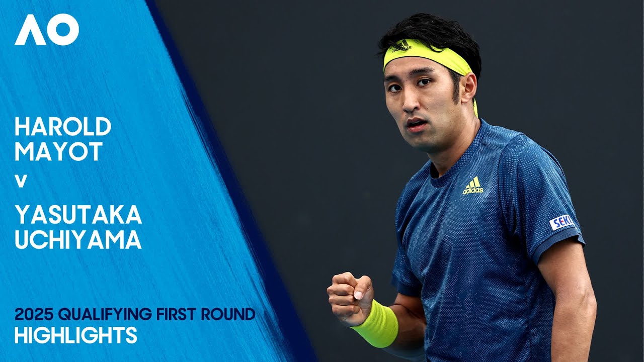 Harold Mayot v Yasutaka Uchiyama Highlights | Australian Open 2025 First Round Qualifying