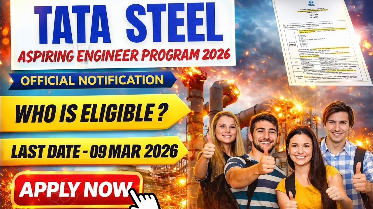 Tata Steel Aspiring Engineers Program 2026 | Tata Steel Recruitment 2026