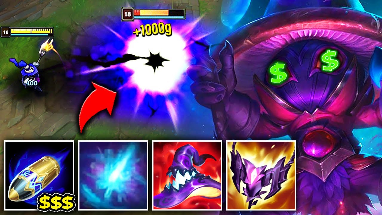 Veigar but every kill gives me double the gold