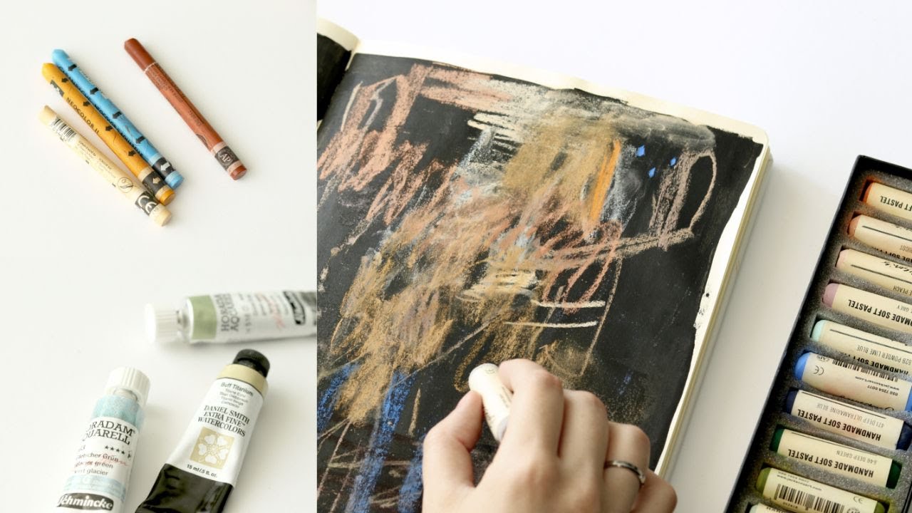 Black Gesso: Тестирование различных материалов