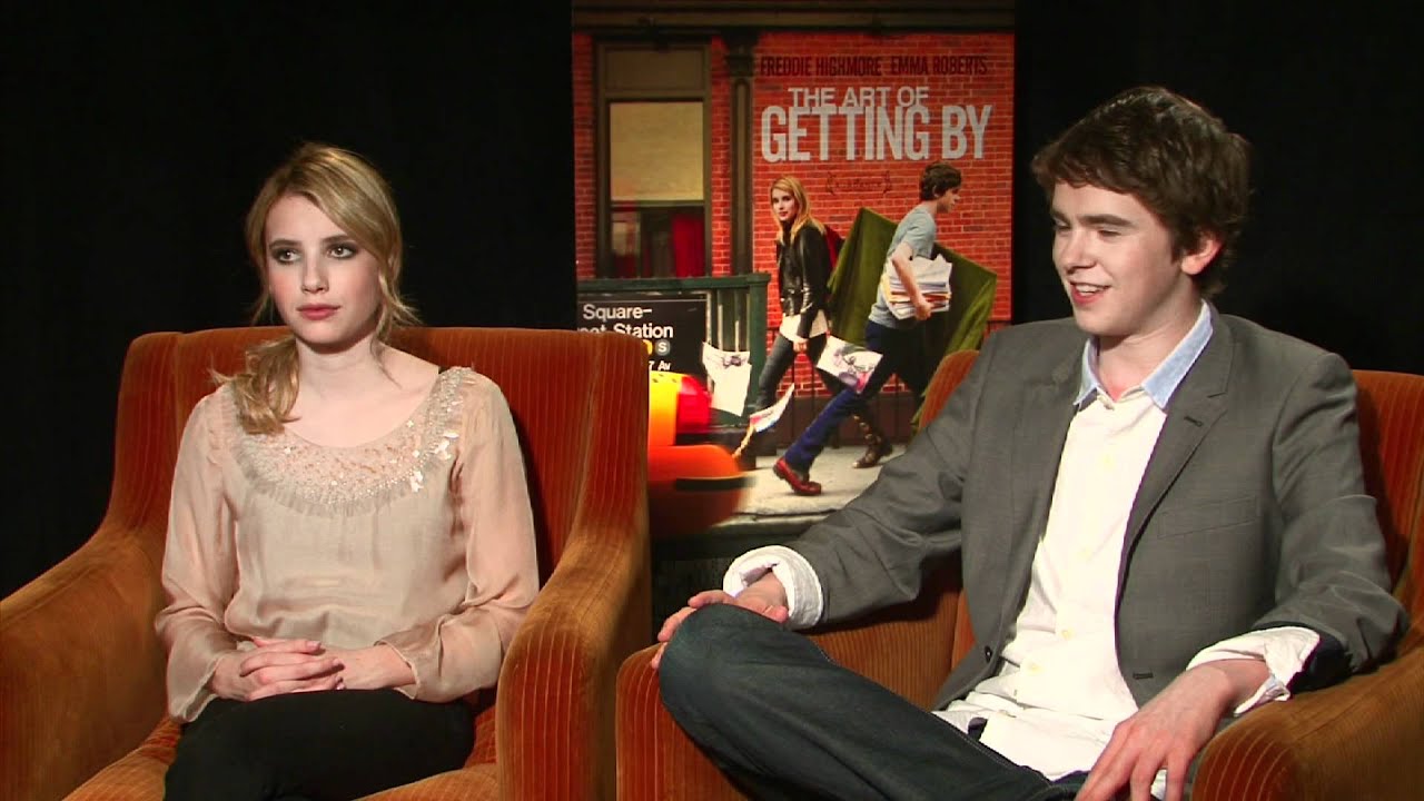 Sugarscape's Freddie Highmore and Emma Roberts interview (The Art of Getting By)