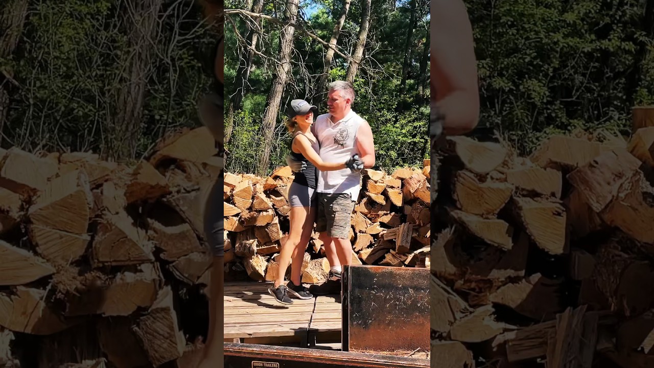 Life in the Back 40 Woodyard  #behindthescenes #firewood #woodyard
