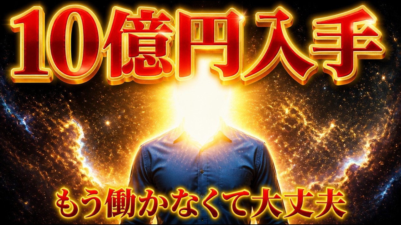 【10億円入手】※強力につき注意※これ逃すと暫く無いです✨毎日見ると10億が何度も何度も入ってくる🤗バシャール理論アファメーション✨