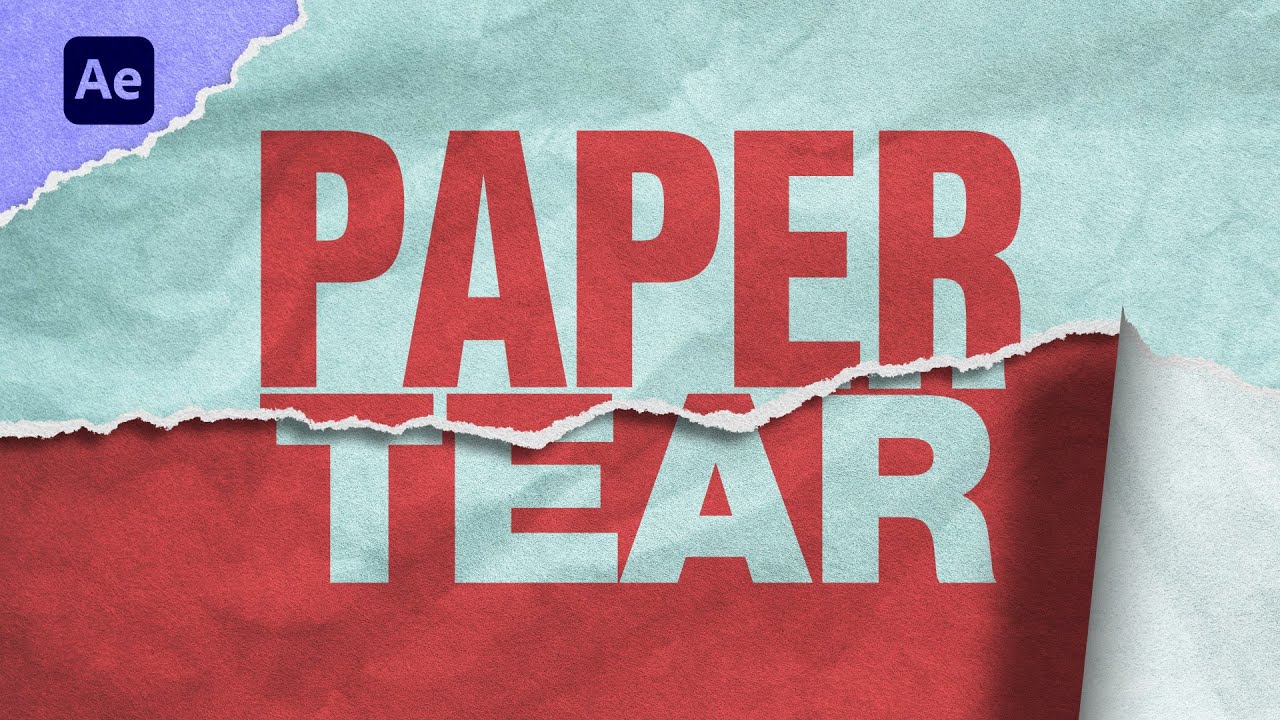 Урок по разрыву бумаги: как создать идеальный разрыв в After Effects