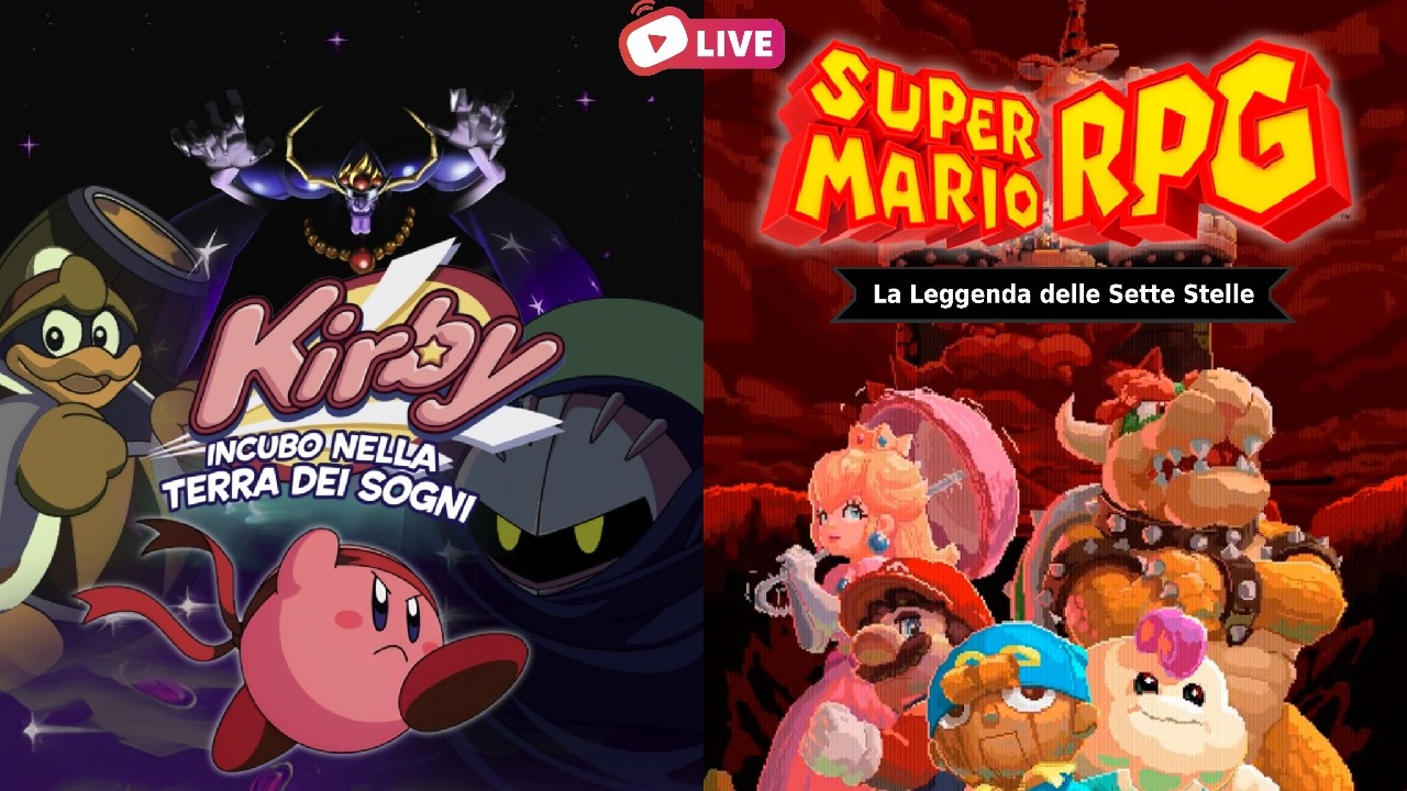 Kirby: Incubo nella Terra dei Sogni Live 1 + Super Mario RPG Live 6