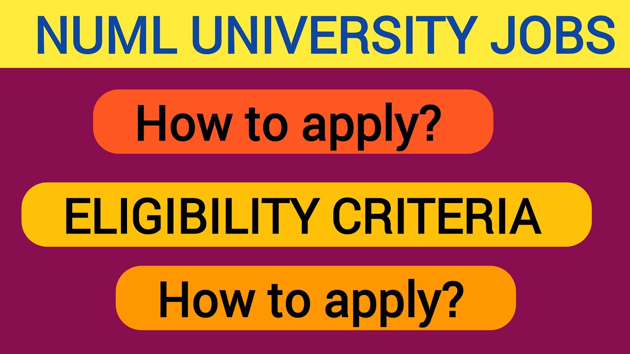 National University of modern languages jobs 2022 | NUML University jobs 2022 | Test knowledge.