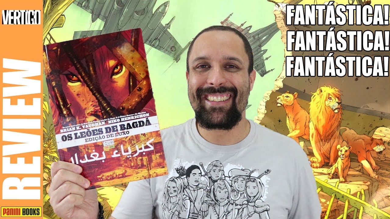 Os Leões de Bagdá - HQ Vertigo baseada em fatos reais Guerra do Iraque [Review] Panini quadrinhos