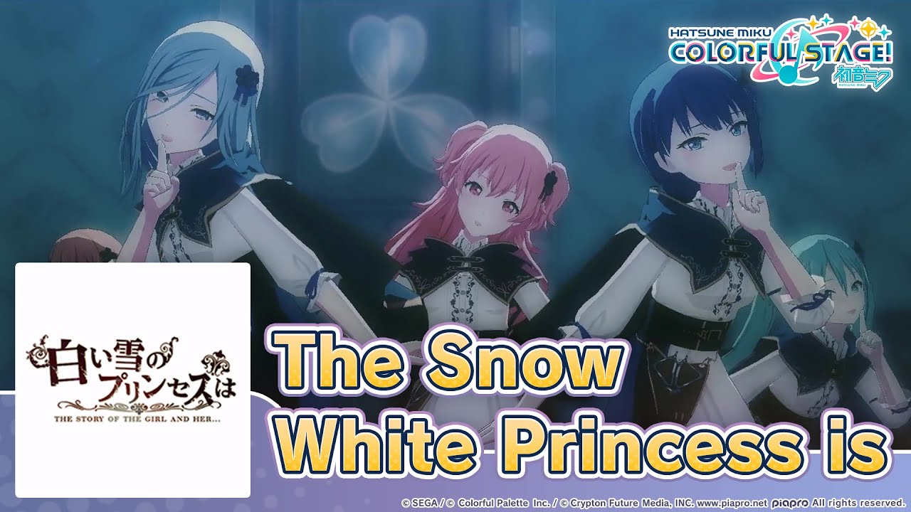 HATSUNE MIKU: COLORFUL STAGE! - The Snow White Princess is by Noboru 3DMV - MORE MORE JUMP!