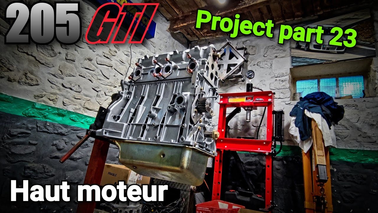 205 GTI PROJECT PART 23 : Haut moteur