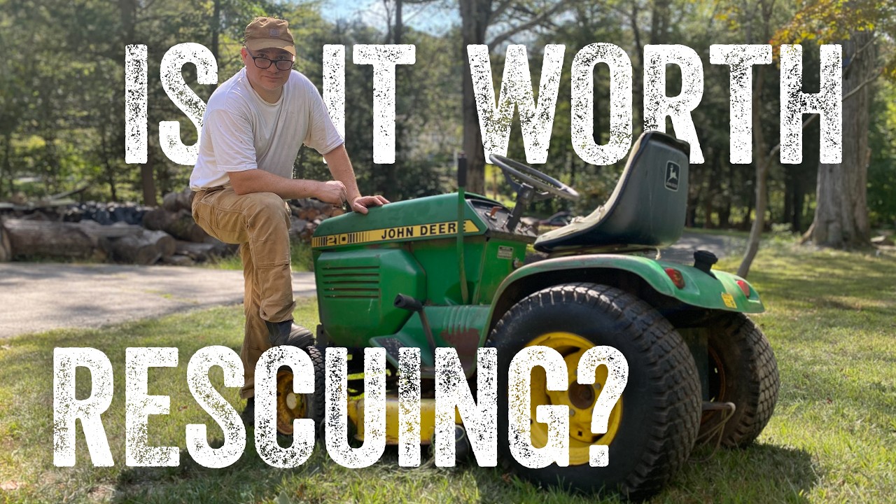 Restoring a FREE John Deere 210 Lawn Tractor — Under the Hood Investigation | Ep. 1