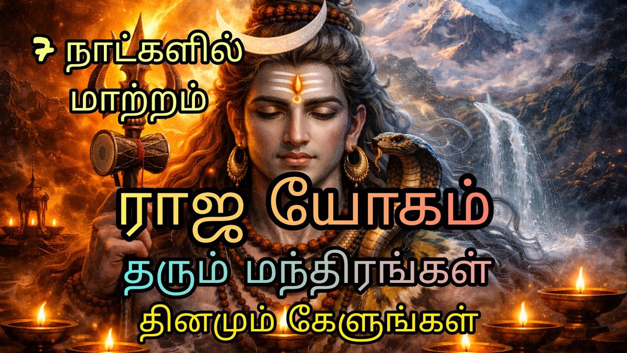  செல்வம் சேர்க்கும் ராஜ யோக மந்திரம் | #செல்வமந்திரம் #ராஜயோகம்  #PositiveVibes #SpiritualTamil 
