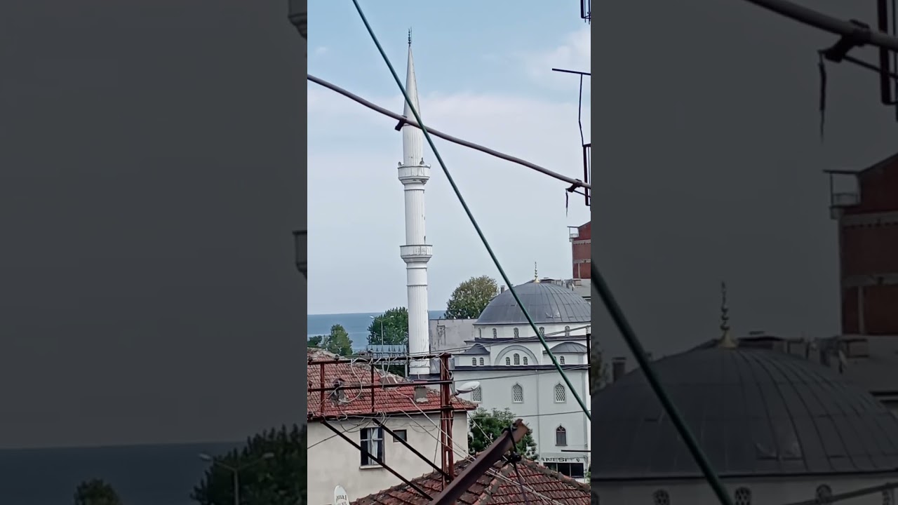 Akçaabat merkezi sistem kavaklı rahman camii'ye bağlı öğle ezanı okuyan adem gültekin