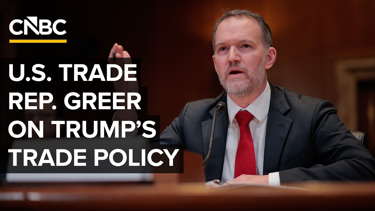 U.S. Trade Representative Jamieson Greer testifies on Trump's trade policy agenda &mdash; 7/22/2026