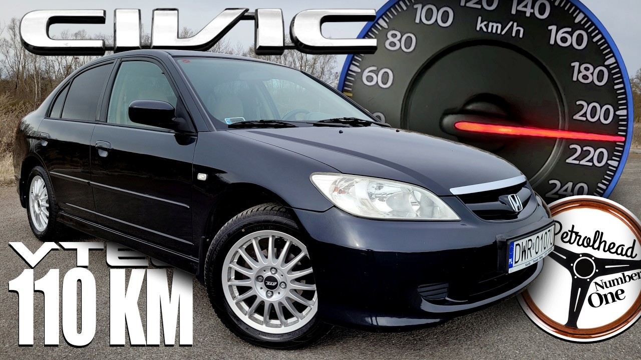 2004 Honda Civic ES 1.6 VTEC (110 KM) | V-MAX, 0-100 km/h, Prezentacja, Test, AUTOBAHN | 4K