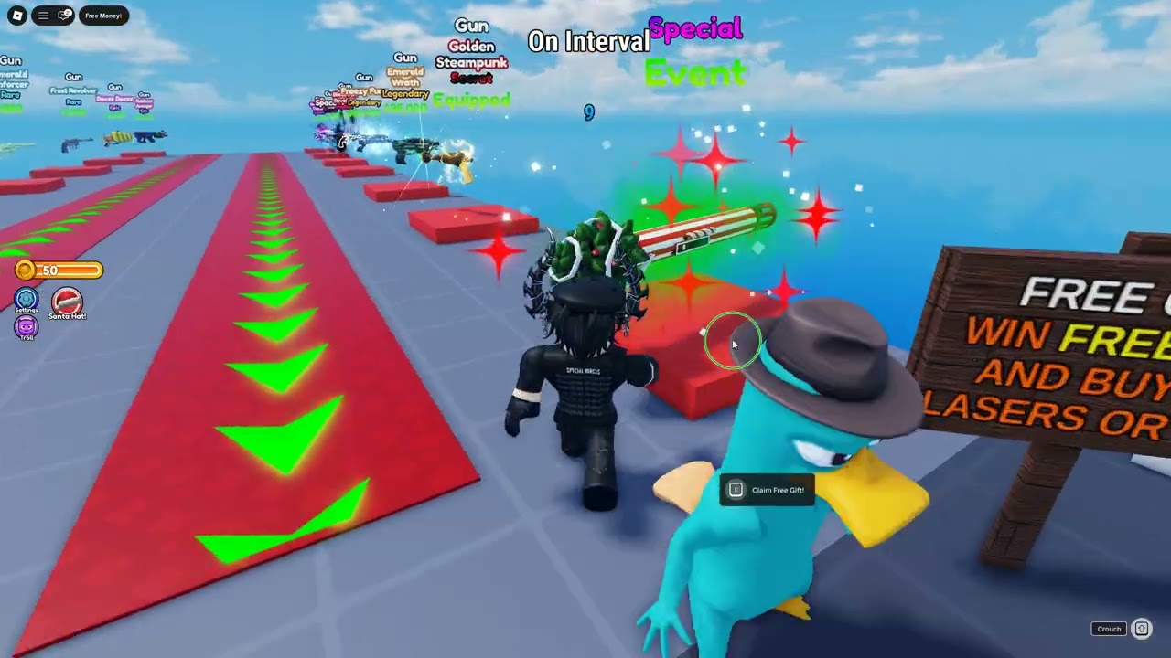 Spending all my Robux in 100 Players Blind Shot! 