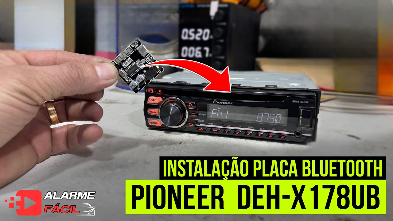 Instalação Placa Bluetooth Player Pioneer ✅ DEH-X1780UB 