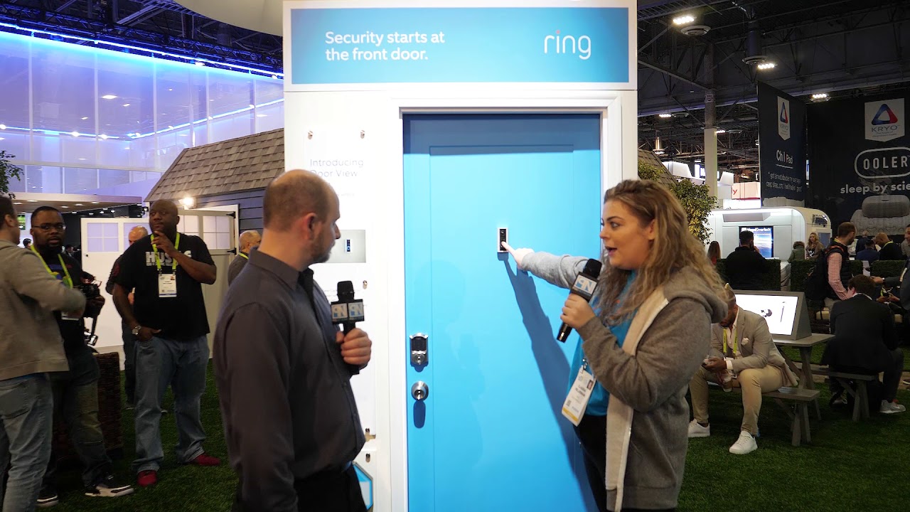 Ring - New Door View Cam for your peephole + new wireless lights - Interview - CES 2019