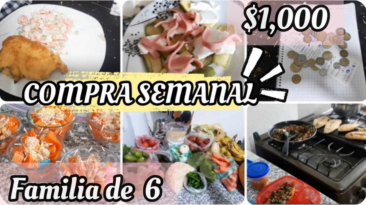 ✅Organización del gasto semanal con $1000💸 | 6 PERSONAS | VERO DE LIRA