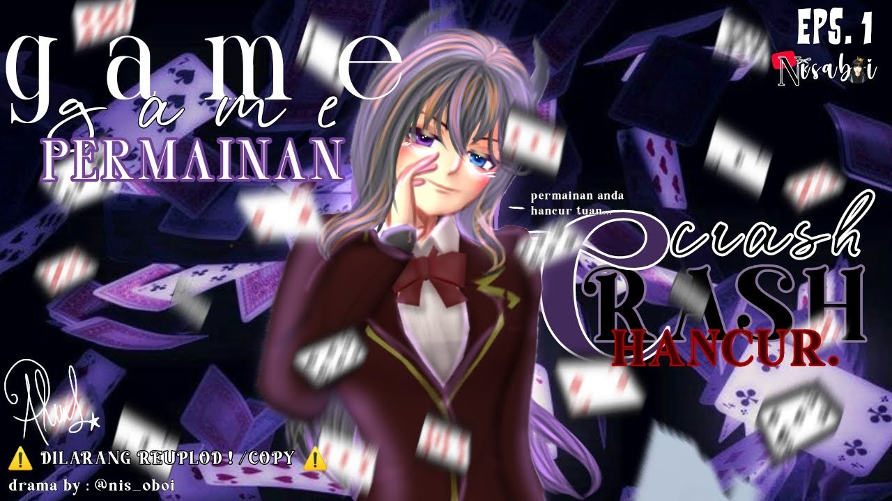 GAME CRASH 🃏 || EPS 1/2 || DRAMA SAKURA SCHOOL SIMULATOR TERBARU INDONESIA