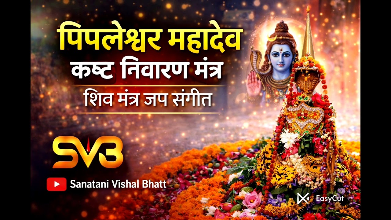 पिपलेश्वर महादेव कष्ट निवारण मंत्र | Powerful Shiv Mantra for Peace & Problems Shiv Mantra Jap Music